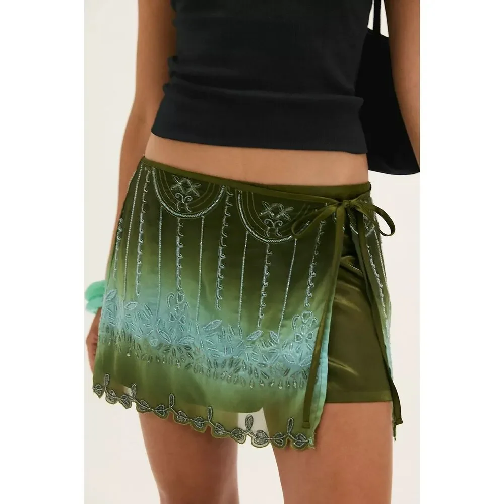 Free People Lala Beaded Skort